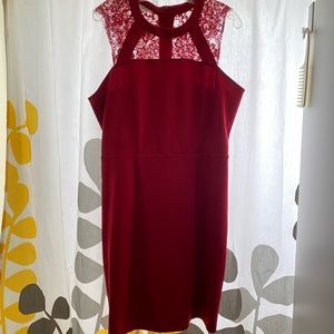 Beautiful red lace dress